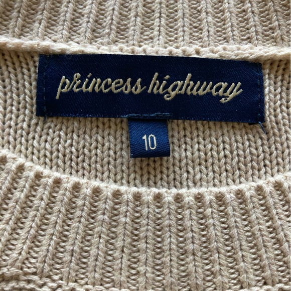 Princess Highway Cream Embroidered Autumn Sweater - Picture 4 of 6